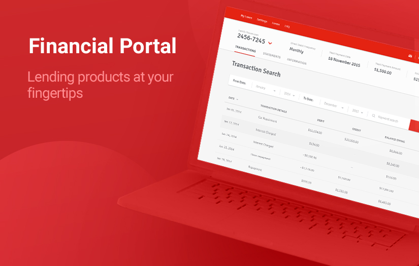 Financial Portal screenshot 1