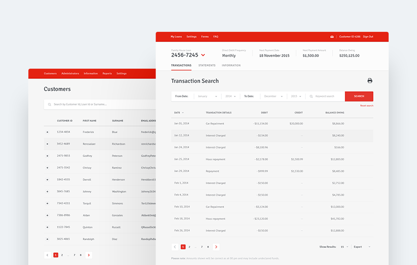Financial Portal screenshot 2