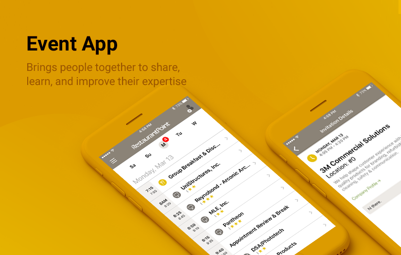 Event App screenshot 1