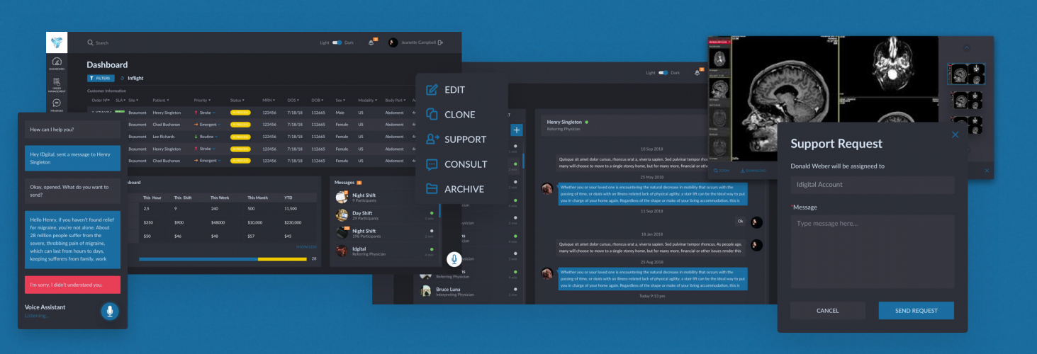 IDgital Full-stack Diagnostic Radiology Platform screenshot 1