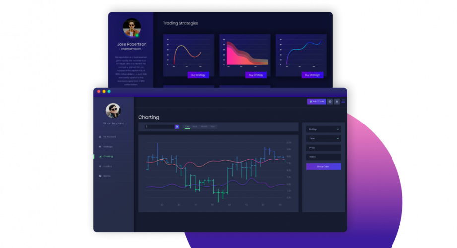 Ticker Tocker - Trading Streaming Social Network screenshot 1