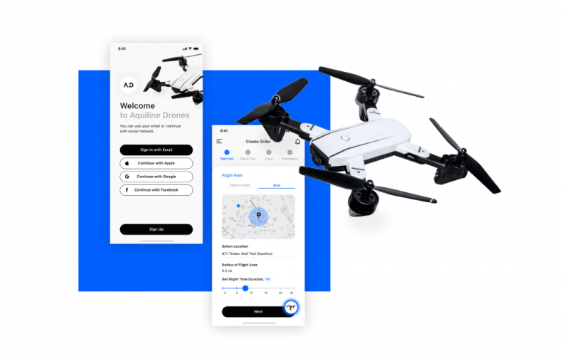 Aquiline Drones - Uber for Drones screenshot 1