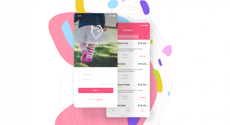 Village Kids - Freelancing & Booking App screenshot 1