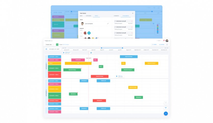 Visual Roadmap Tool - Project Management App screenshot 1