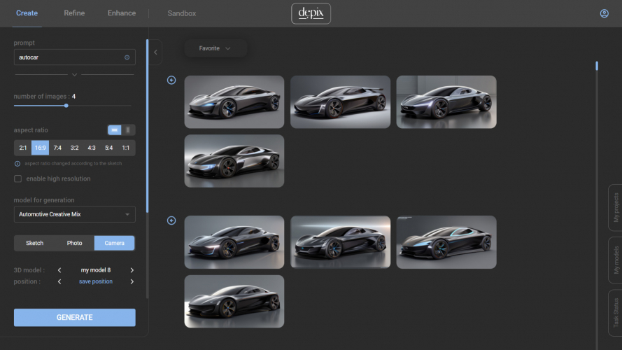 Depix AI Image Generation Tool screenshot 3