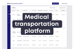 Medical transportation platform
