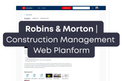 Robins & Morton | Management Web Platform