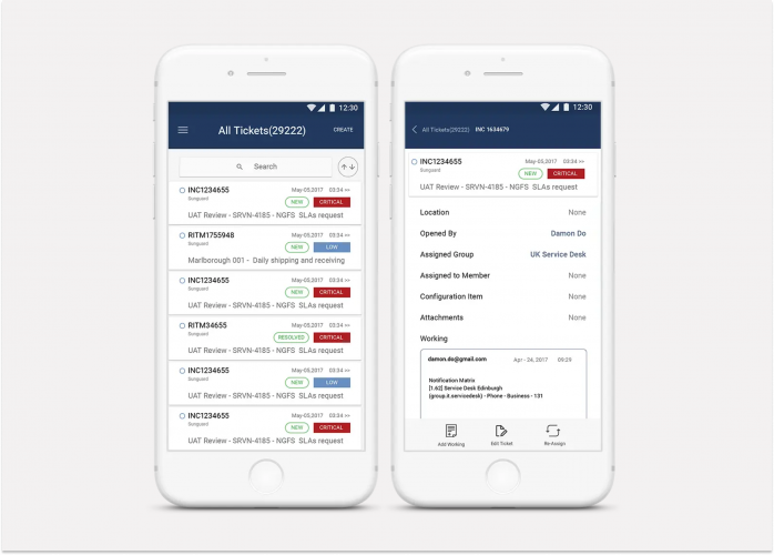 Sungard AS screenshot 1