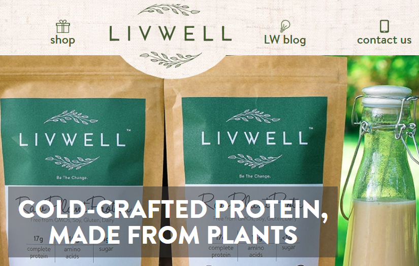 Livwell Nutrition - Ecommerce Website Magento screenshot 1