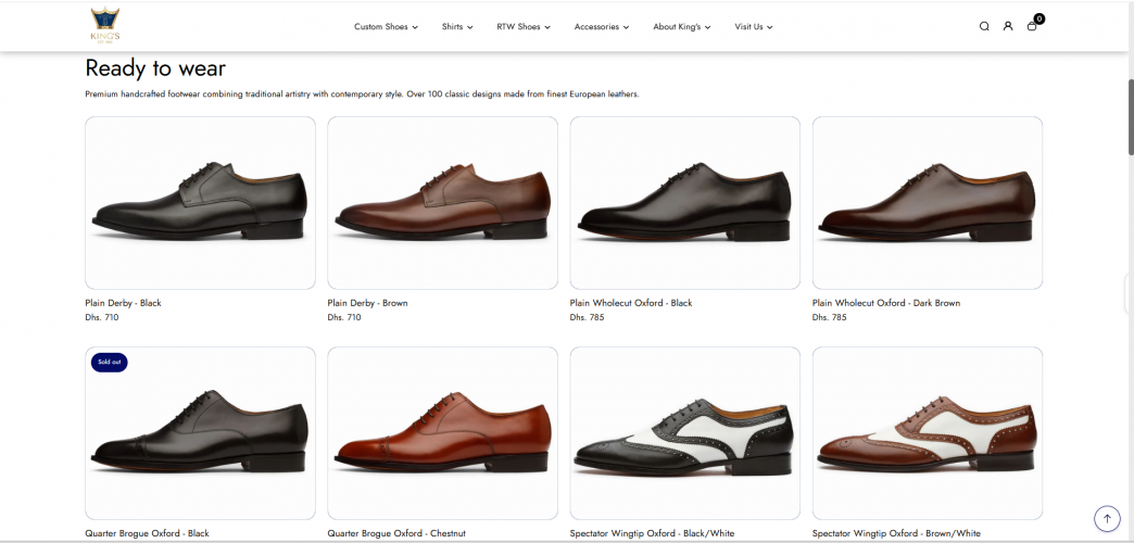 Online Store Customization for Lifestyle Brand screenshot 1