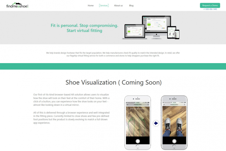 Frontend Development & Product Deployment for Find Me A Shoe screenshot 1