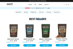 MaxFit Wellness – Shopify eCommerce Development