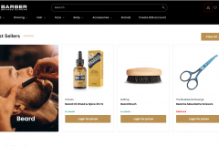 Barber Brands Europe – Shopify eCommerce Development