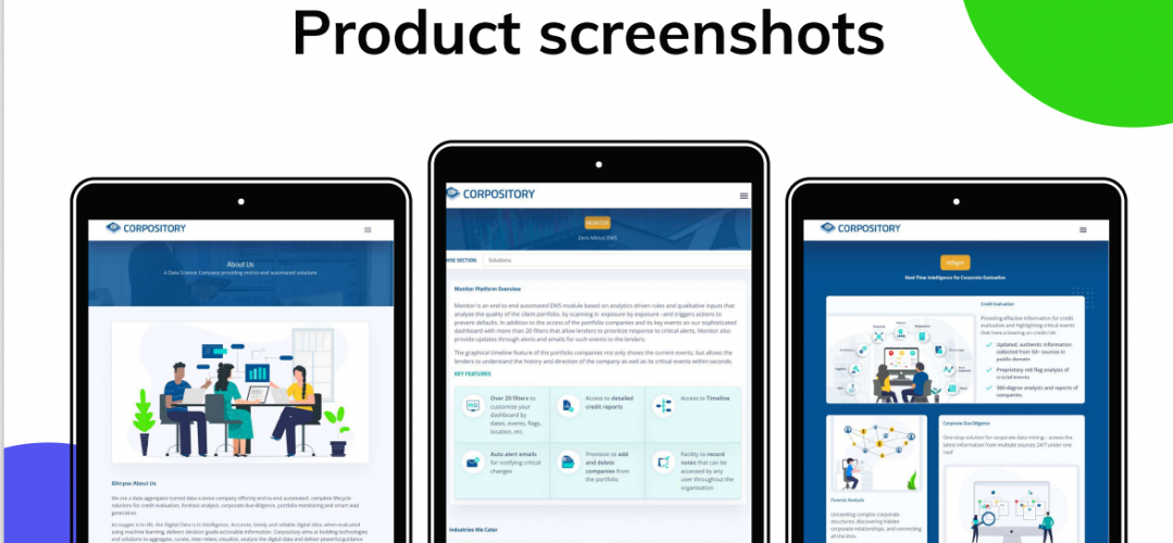 Corpository screenshot 1