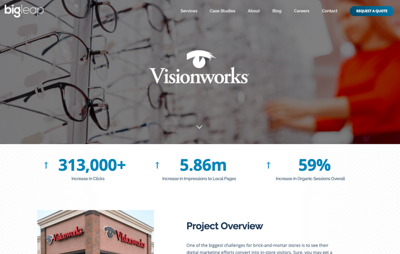 Visionworks: 313,000 New Clicks screenshot 1