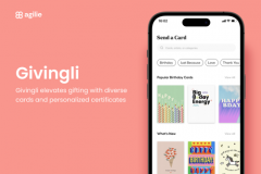 Givingli: personalized cards and gift certificates