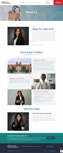 On Pointe Orthopedics screenshot 2