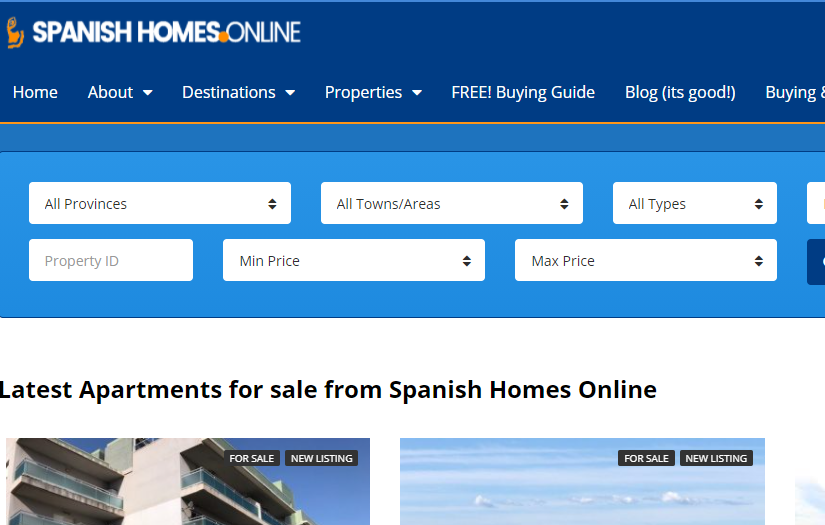 Spanish Homes screenshot 1
