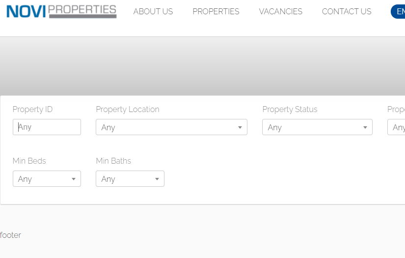 Novi Properties screenshot 1