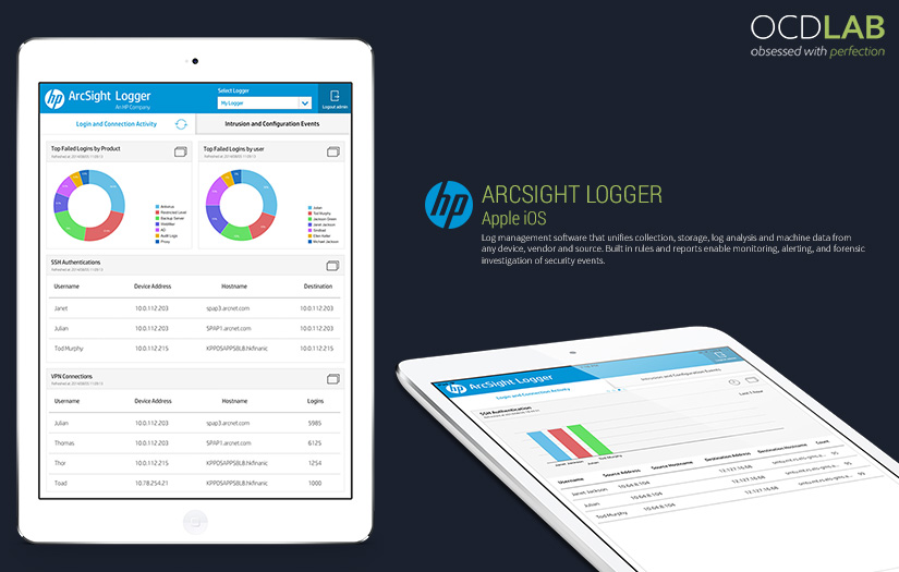 HP Arcsight Logger screenshot 1