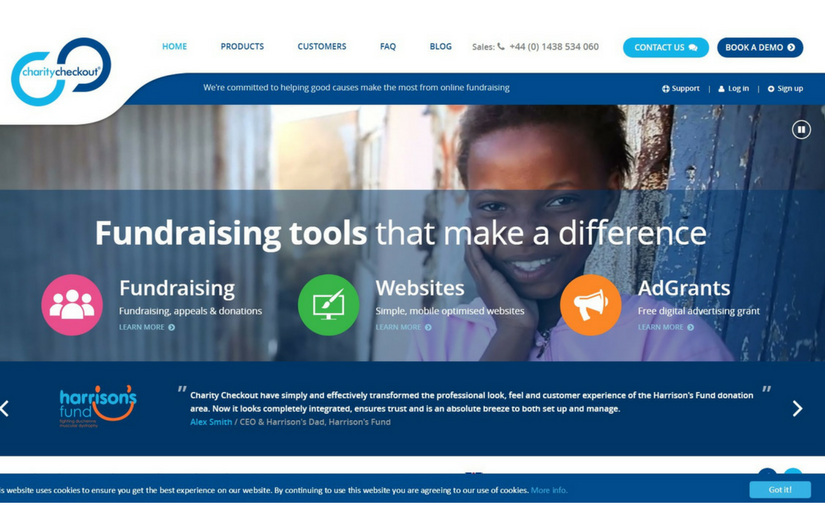 Charity Checkout screenshot 1