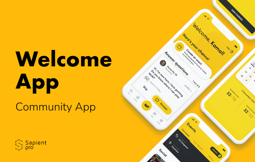 WelcomeApp – Social Networking screenshot 1
