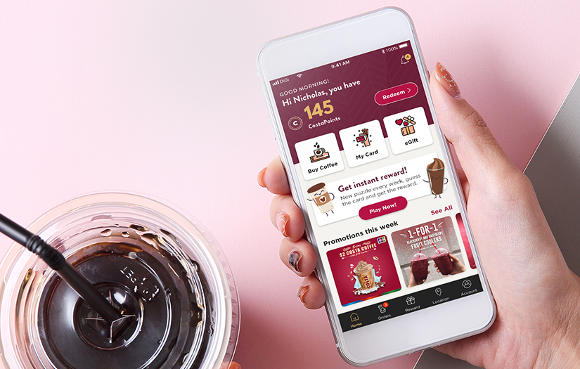 Costa Coffee App screenshot 1