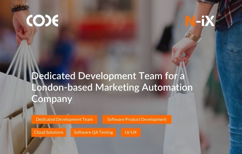 Dedicated Development Team for a London-based Marketing Automation Company screenshot 1