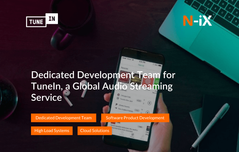 Dedicated Development Team for TuneIn, a Global Audio Streaming Service screenshot 1
