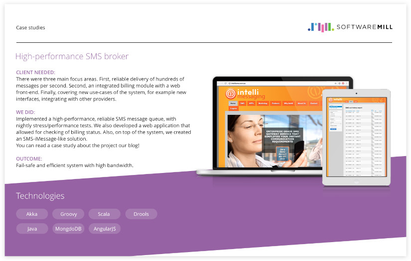 IntelliSMS screenshot 1