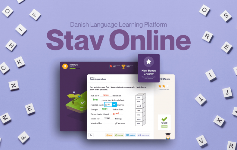 Stav Online - Danish Language Learning Platform screenshot 1