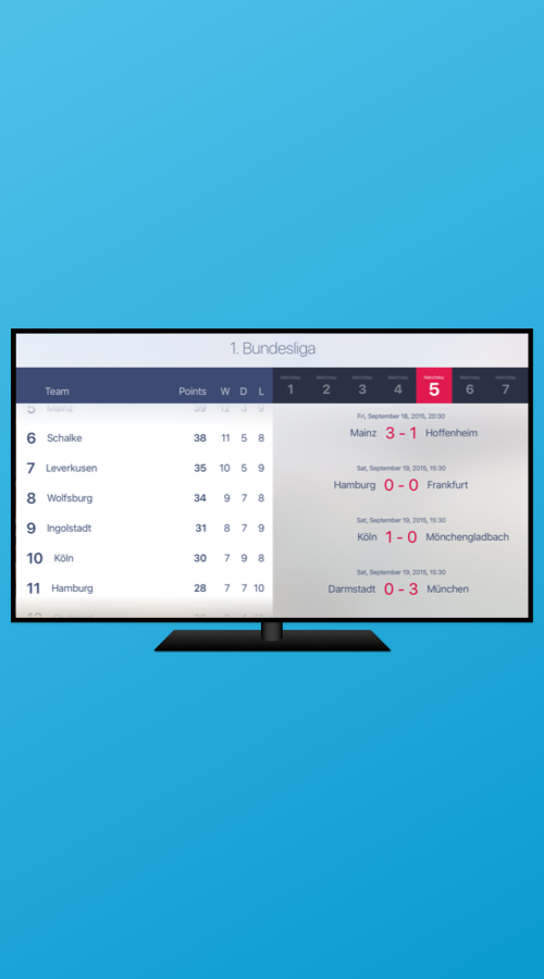 UltraFootball - Football Fixtures and Live Results screenshot 1