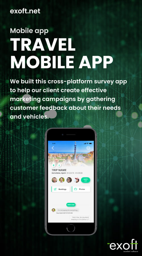 Travel Mobile App screenshot 1