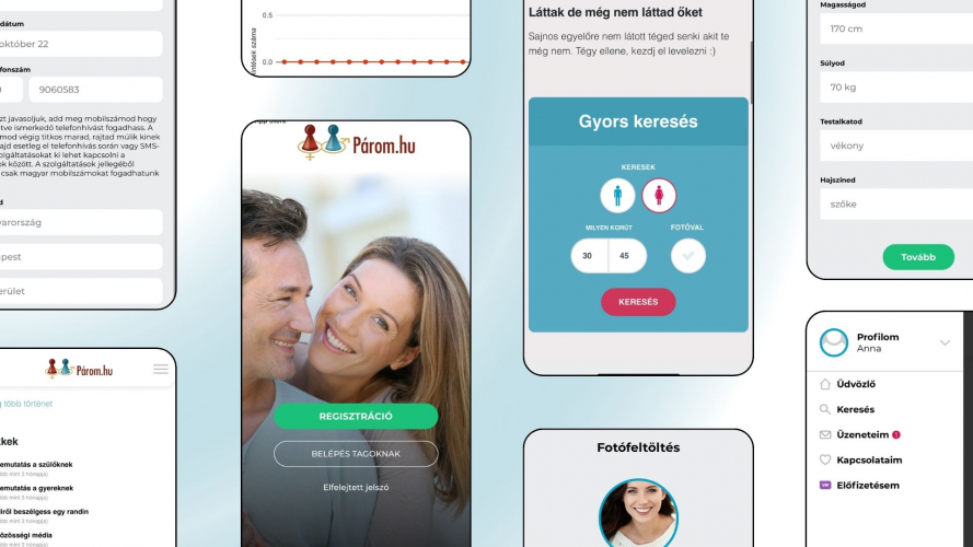 Párom.hu – The Mobile Dating Application screenshot 1