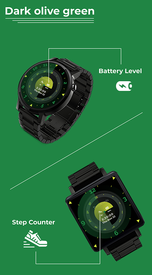 Krono Premium Watchfaces for Android Wear smartwatches screenshot 4
