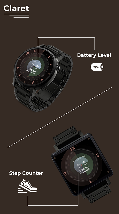 Krono Premium Watchfaces for Android Wear smartwatches screenshot 7