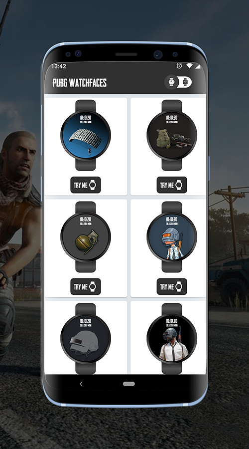 Watchfaces for PUBG - Android Wear OS screenshot 1