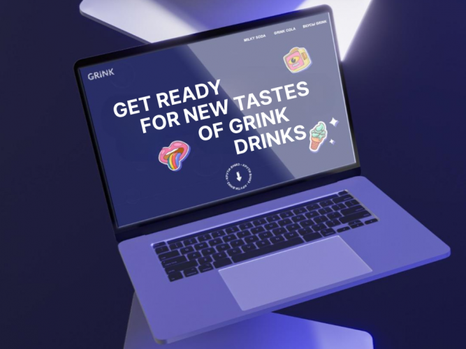 Promotional website for a new fizzy drink flavor screenshot 3