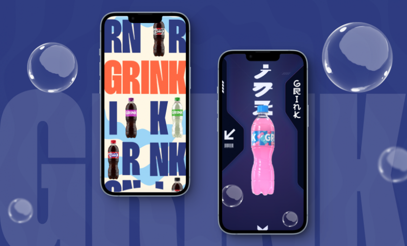 Promotional website for a new fizzy drink flavor screenshot 1