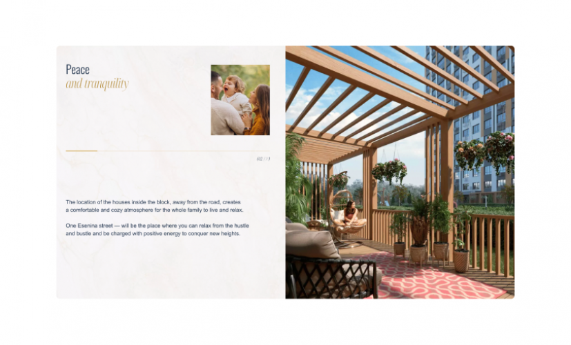 1 Eseninas street condo website screenshot 1