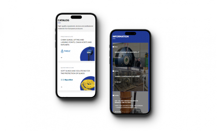Website for construction and engineering firm screenshot 3