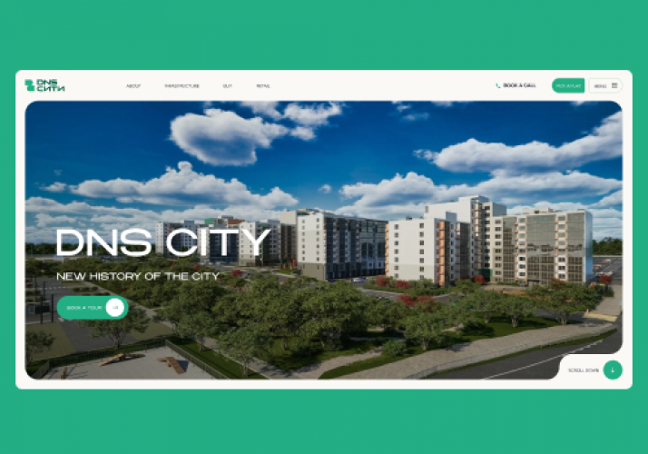 DNS City Condominium Website Development screenshot 2