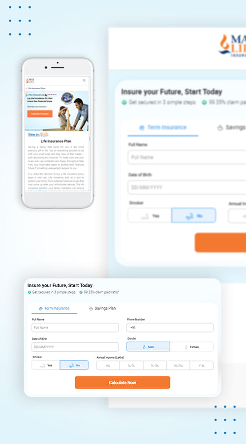 Max Life screenshot 1