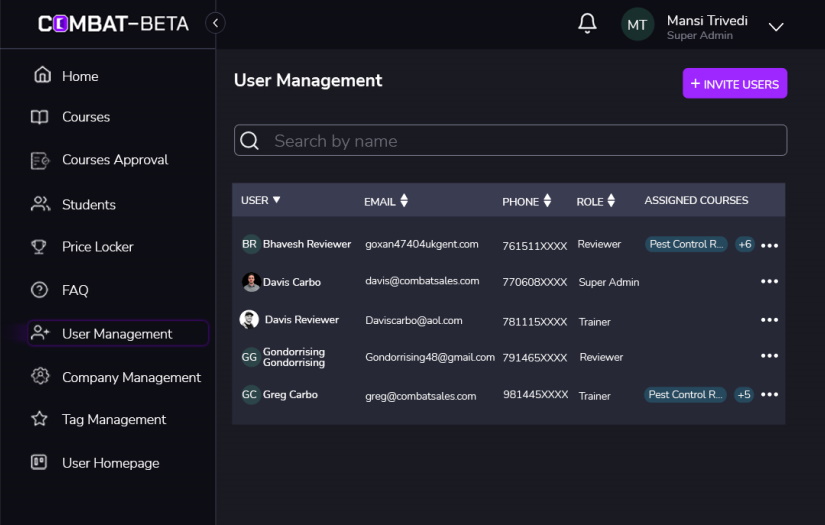 E-learning Platform screenshot 1
