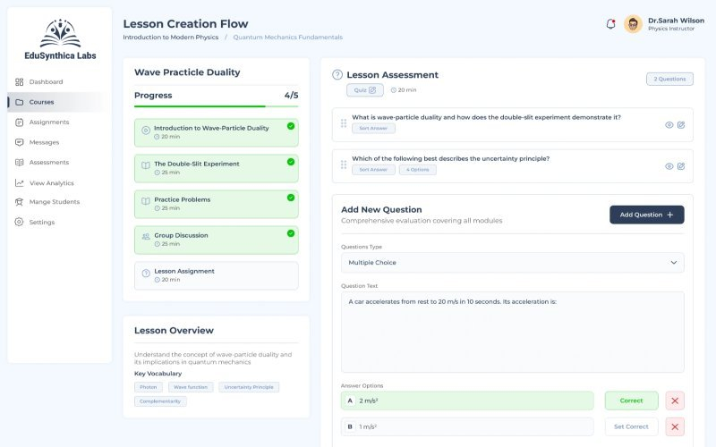 AI Powered Education Portal screenshot 1