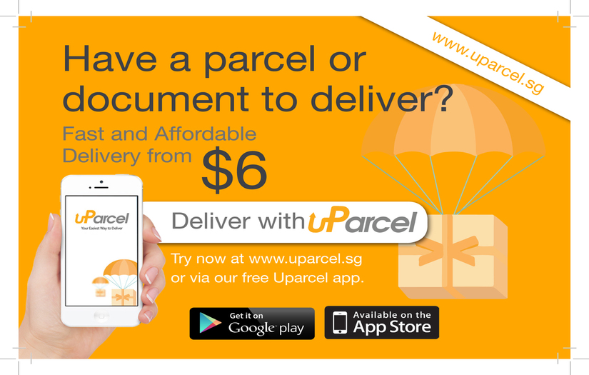 uParcel Courier Services Singapore screenshot 1