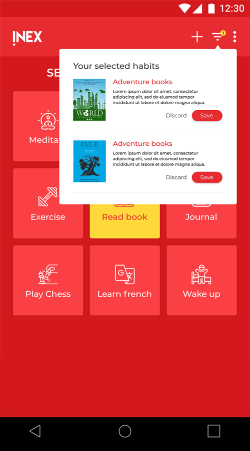 Inex Daily Habit screenshot 10