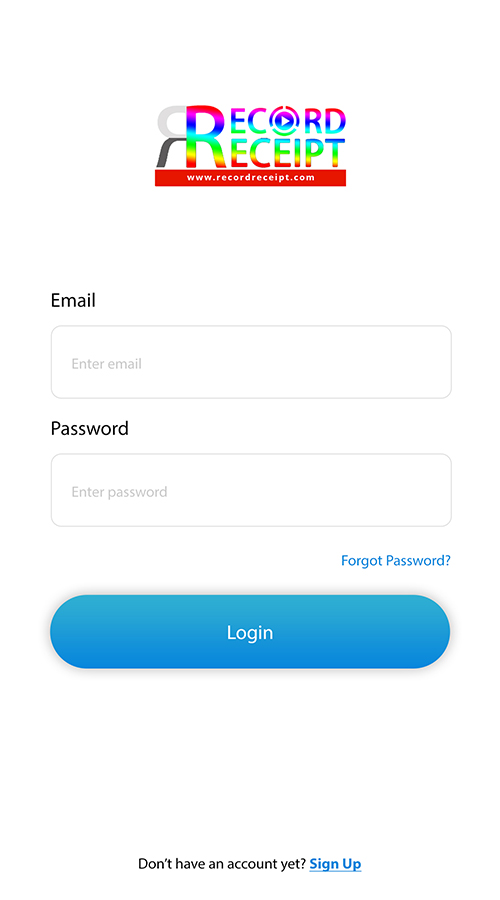 Record Receipt screenshot 1