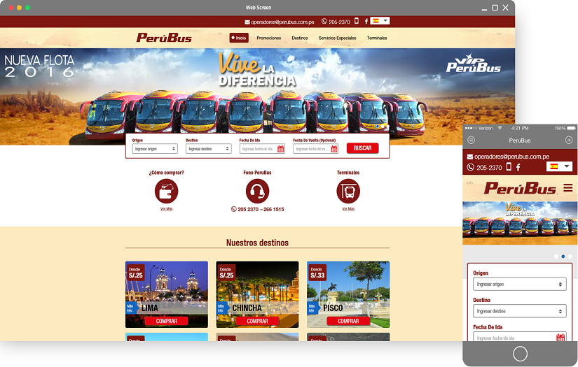 Peru Bus screenshot 1