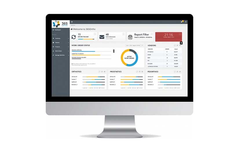 365™ Ortho Case Management System screenshot 1